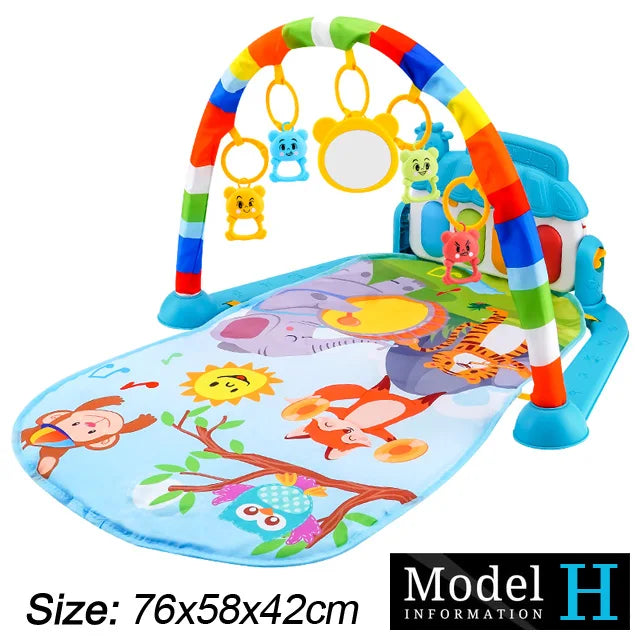 Baby tummy time play mat